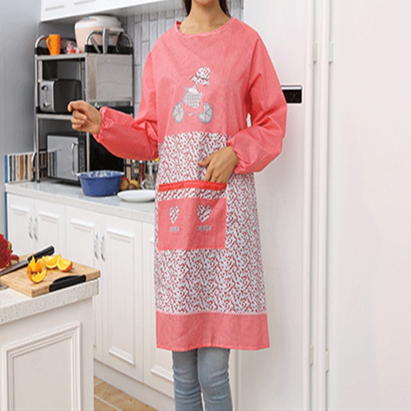 Breathable Housework Full Sleeve Apron
