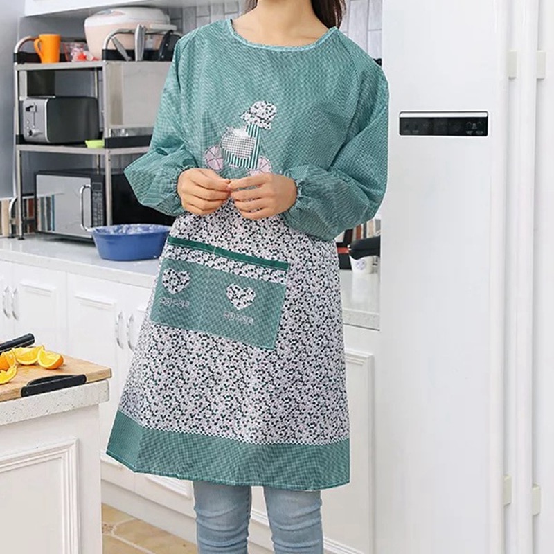 Breathable Housework Full Sleeve Apron