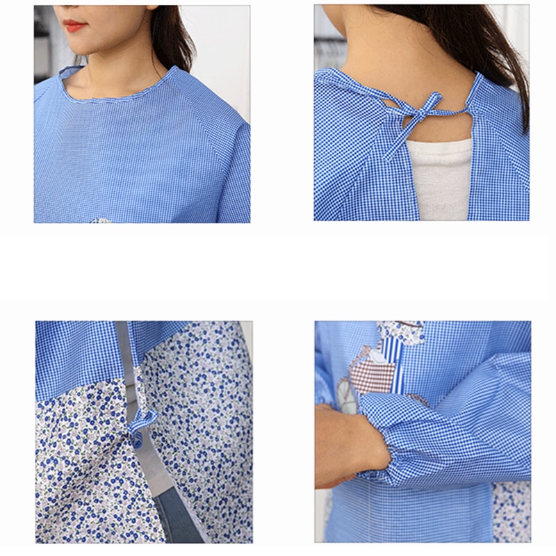 Breathable Housework Full Sleeve Apron