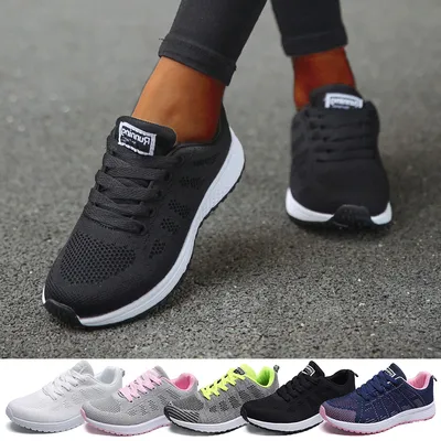 Breathable Ladies Casual Sneakers