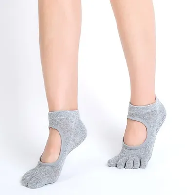 Breathable Ladies Yoga Toe Socks Breathable Ladies Yoga Toe Socks