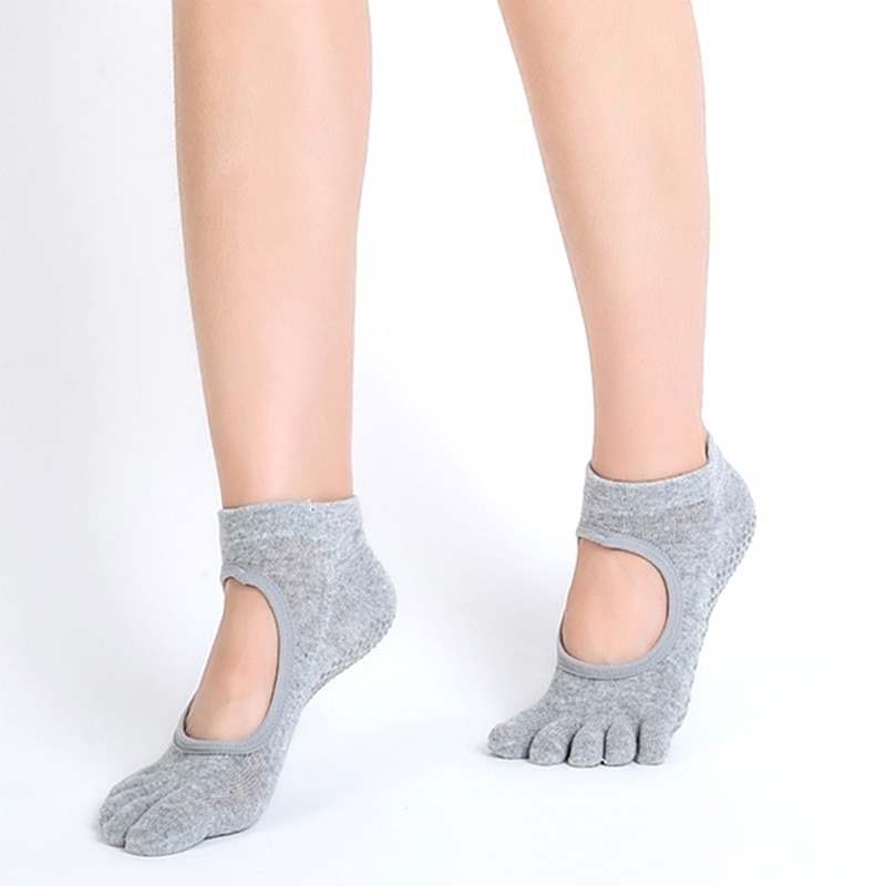Breathable Ladies Yoga Toe Socks Breathable Ladies Yoga Toe Socks