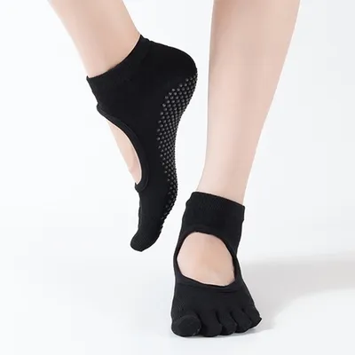 Breathable Ladies Yoga Toe Socks Breathable Ladies Yoga Toe Socks