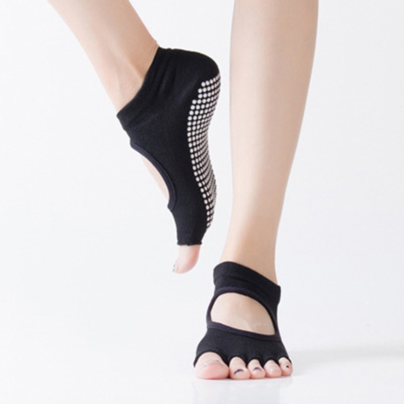 Breathable Ladies Yoga Toe Socks Breathable Ladies Yoga Toe Socks