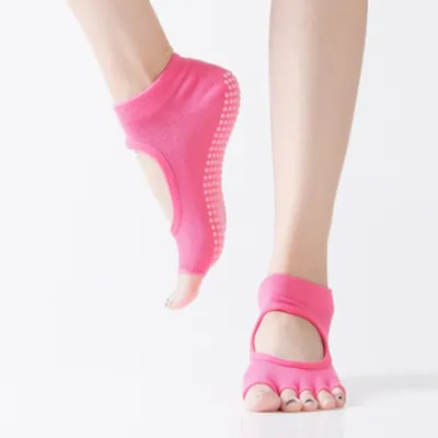 Breathable Ladies Yoga Toe Socks Breathable Ladies Yoga Toe Socks