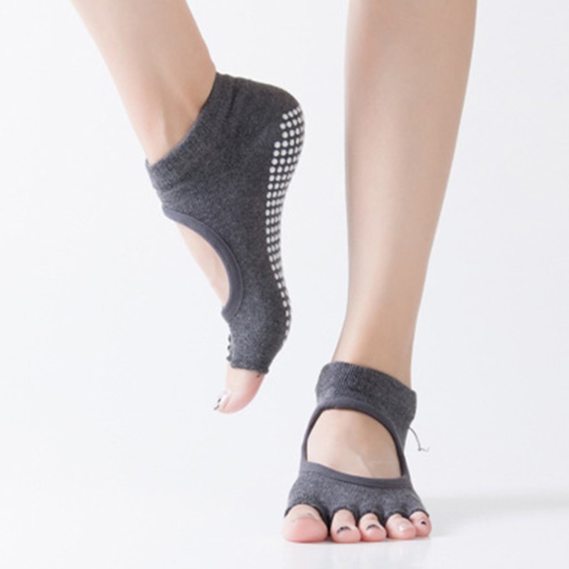 Breathable Ladies Yoga Toe Socks Breathable Ladies Yoga Toe Socks