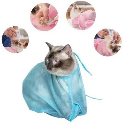 Breathable Mesh Cat Bathing Bag Breathable Mesh Cat Bathing Bag