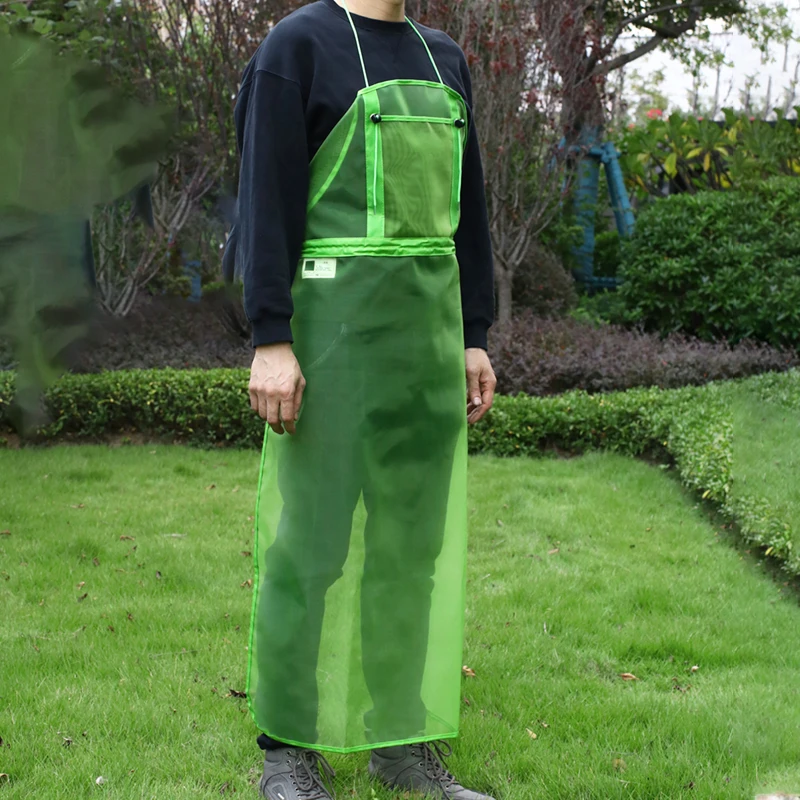 Breathable Mesh Garden Mowing Apron with Pocket – Fully Covered Practical Safety Apron for Lawn Mowing and Gardening