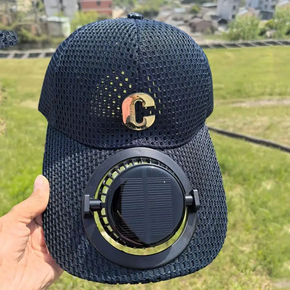 Breathable Mesh Sun Protection Cap Solar Charging Breathable Mesh Hat Outdoor Fishing Hats Snapback Trucker Cap Breathable Mesh Sun Protection Cap Solar Charging Breathable Mesh Hat Outdoor Fishing Hats Snapback Trucker Cap
