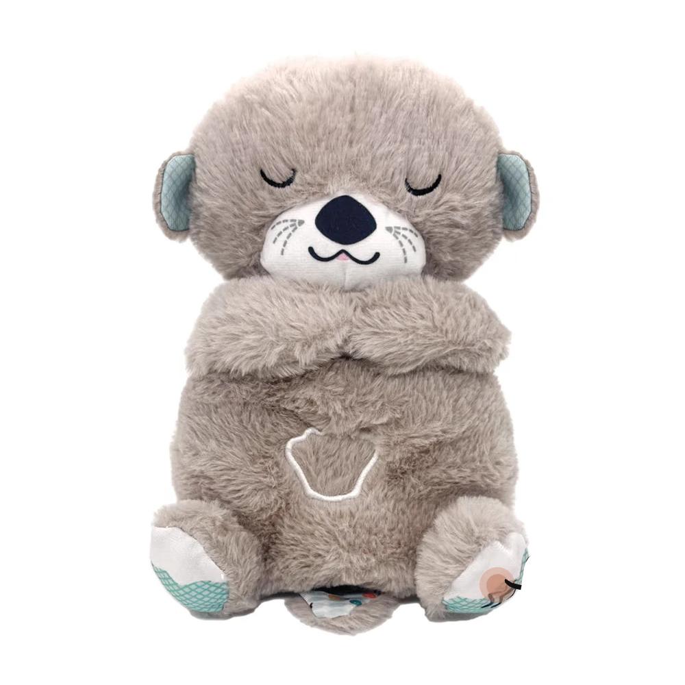 Breathing Bear Baby Soothing Otter Plush Doll Toy Baby Kids Soothing Music Baby Sleeping Companion Sound and Light Doll Breathing Bear Baby Soothing Otter Plush Doll Toy Baby Kids Soothing Music Baby Sleeping Companion Sound and Light Doll