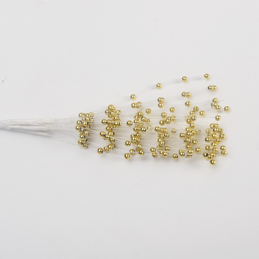 Bridal Bouquet Faux Pearl Stems (10pcs)