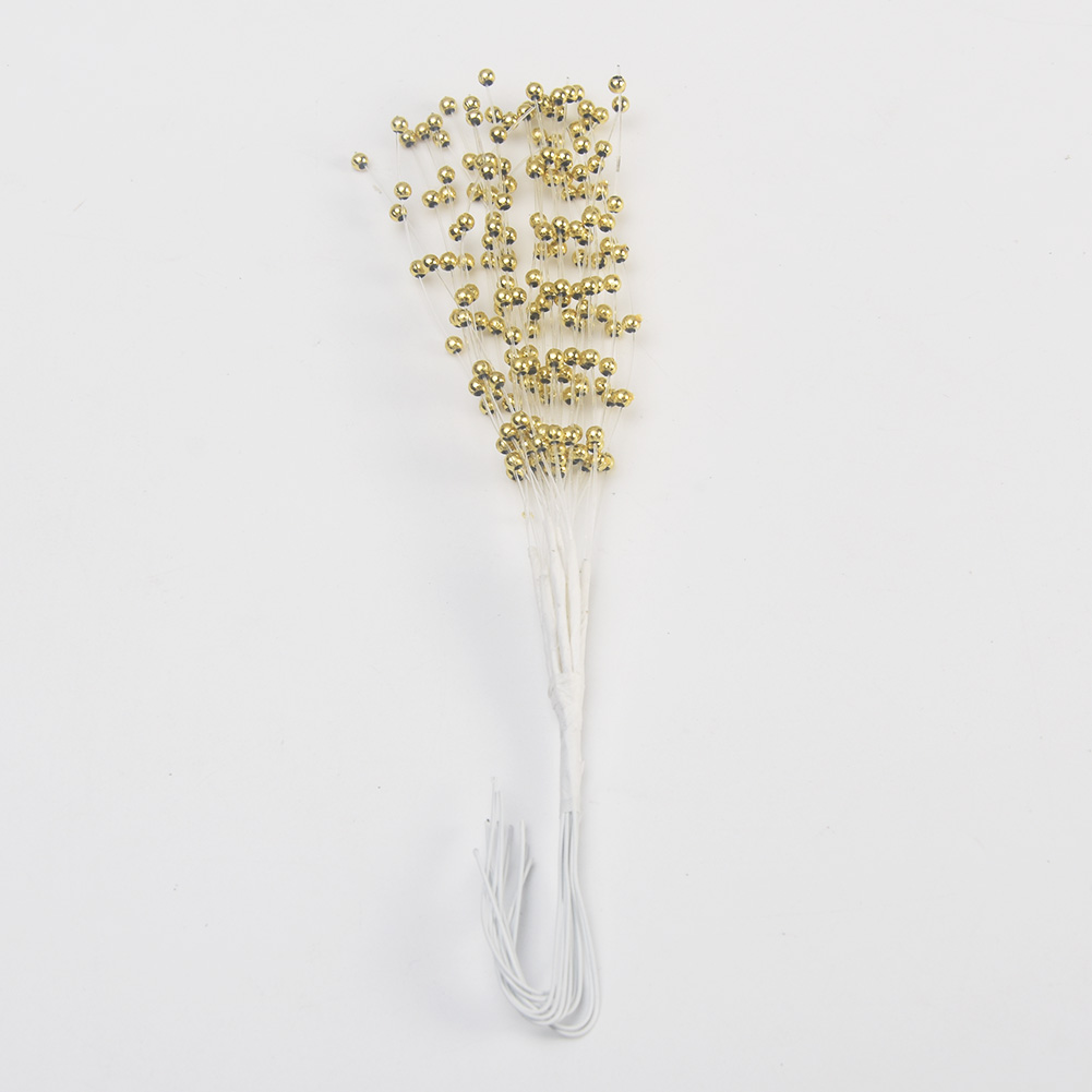 Bridal Bouquet Faux Pearl Stems (10pcs)