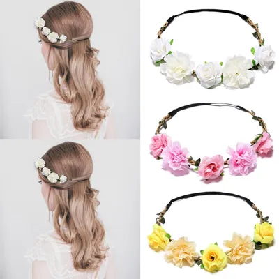Bridal Flower Crown Hair Accessory Bridal Flower Crown Hair Accessory