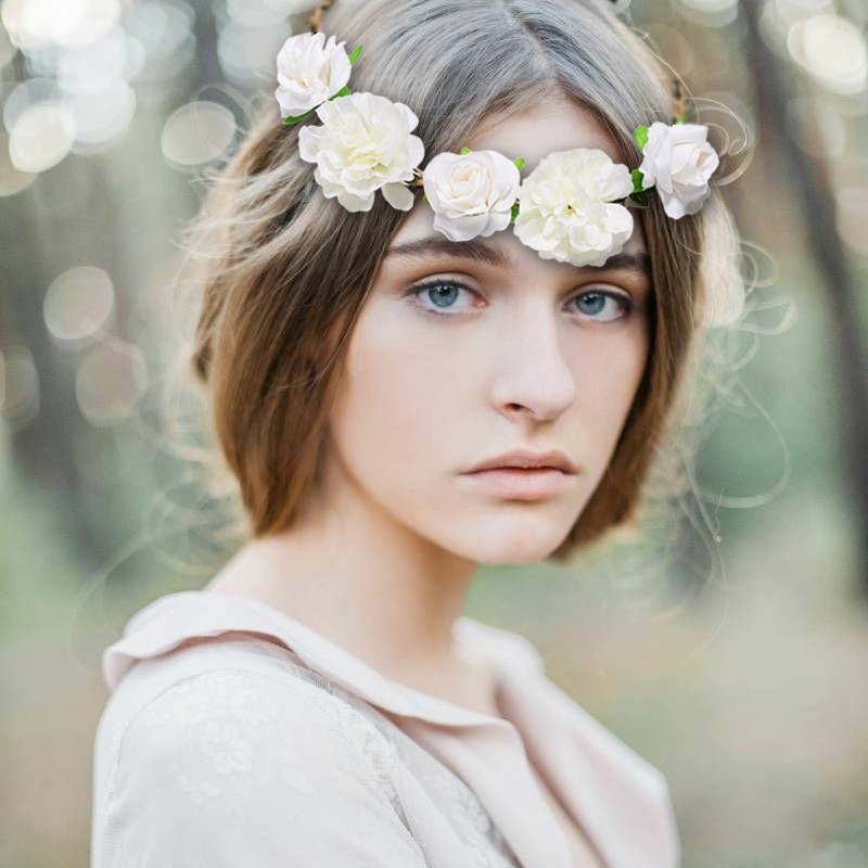 Bridal Flower Crown Hair Accessory Bridal Flower Crown Hair Accessory