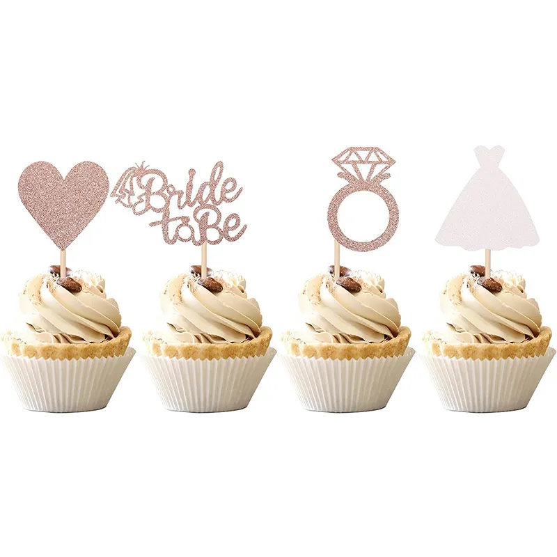 Bride to be Cupcake Toppers (12/24Pcs)