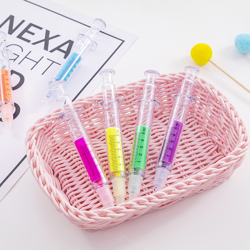 Bright Neon Colored Syringe Highlighter (6 pcs) Bright Neon Colored Syringe Highlighter (6 pcs)