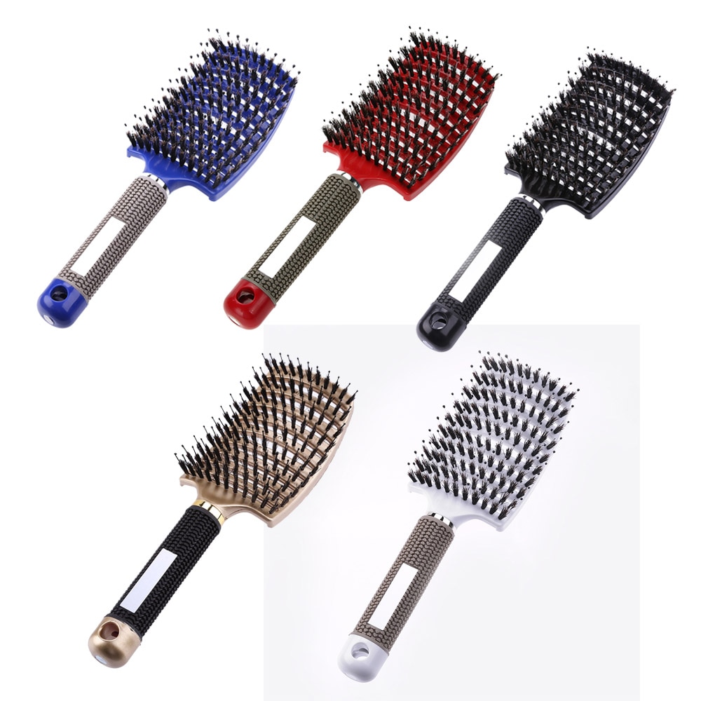 Bristle Brush Hairstyling Massage Comb Bristle Brush Hairstyling Massage Comb