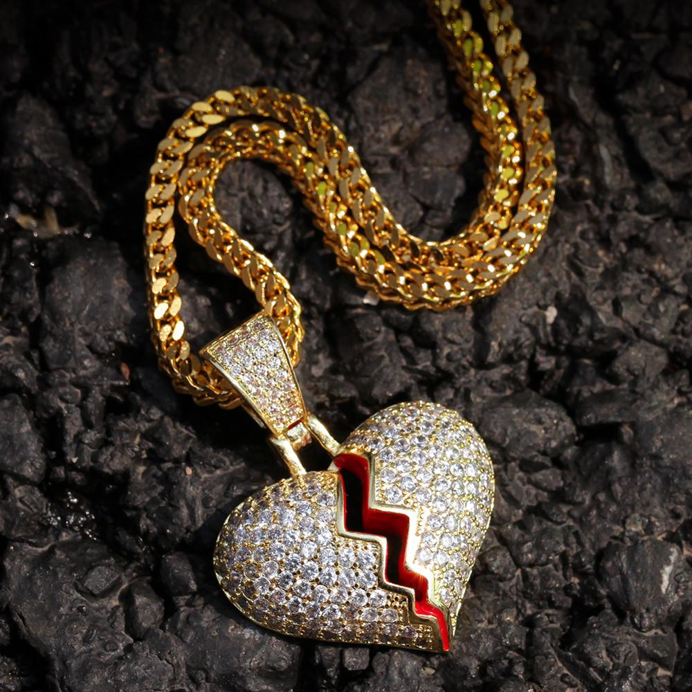 Broken Heart Necklace Fashionable Jewelry Broken Heart Necklace Fashionable Jewelry