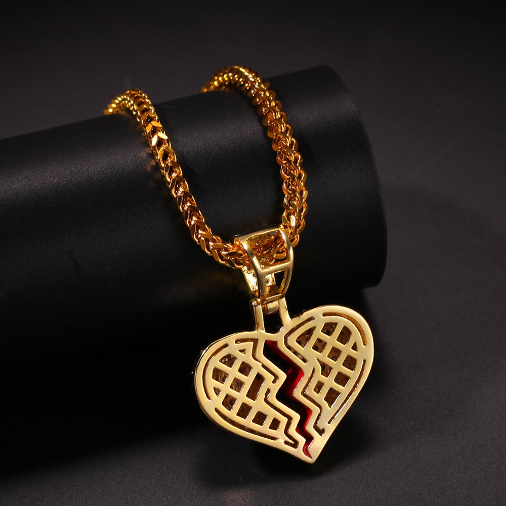 Broken Heart Necklace Fashionable Jewelry Broken Heart Necklace Fashionable Jewelry