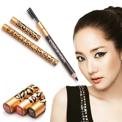 Brow Pencil Waterproof Leopard Design Brow Pencil Waterproof Leopard Design