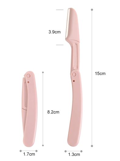 Brow Razors Foldable Eyebrow Shavers (3Pcs)