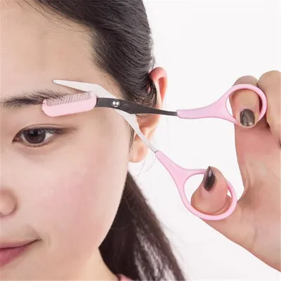 Brow Scissors Eyebrow Trimmer Tool Brow Scissors Eyebrow Trimmer Tool