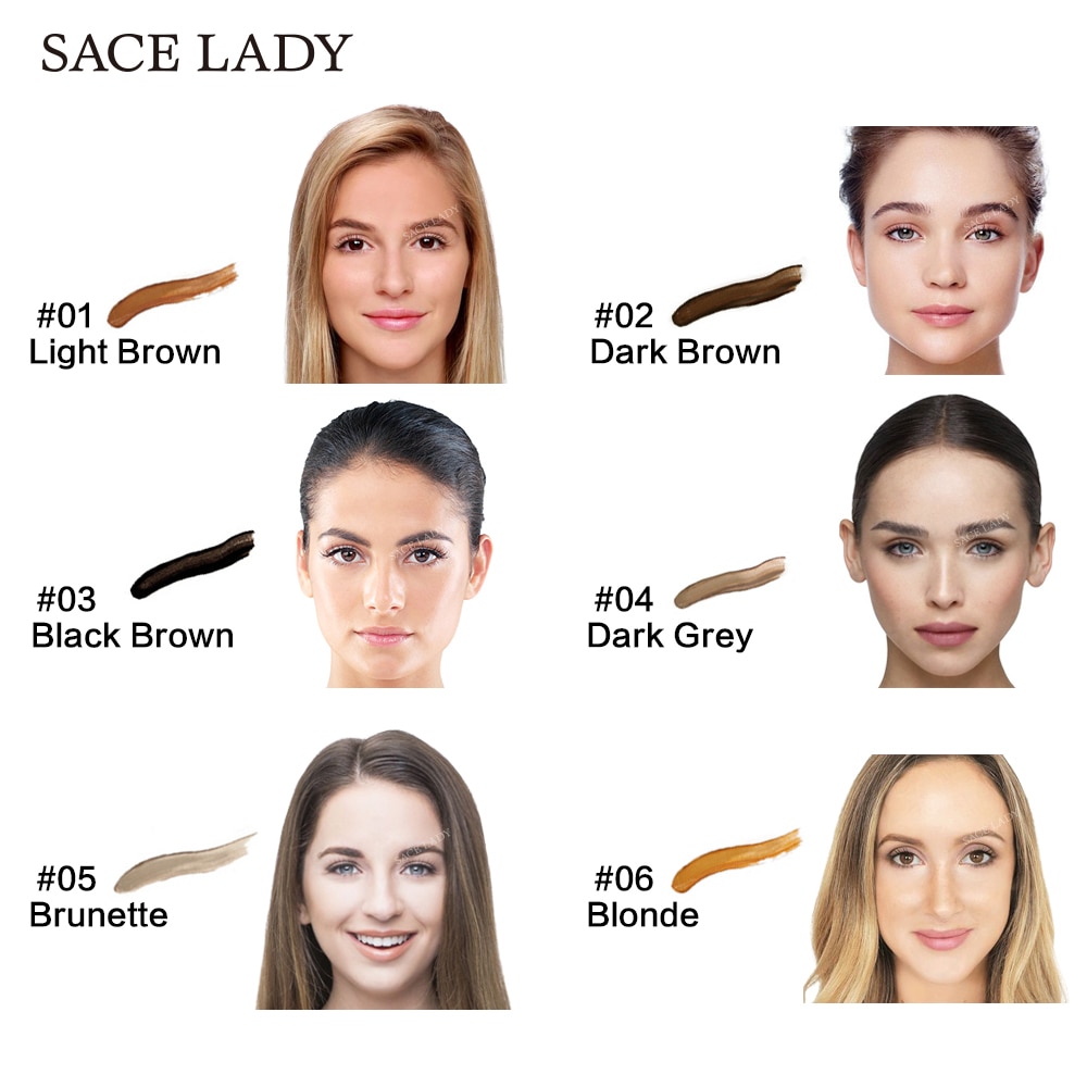 Brow Tint Henna Eyebrow Gel Set