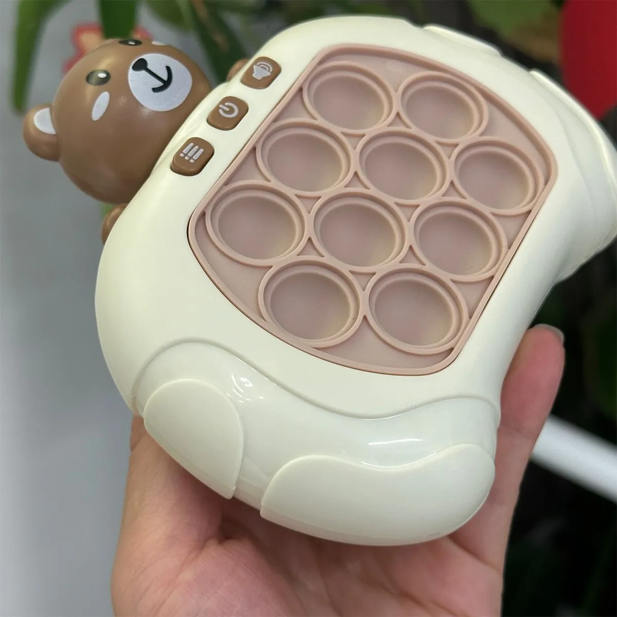 Brown Bear Model Press Press Music Extractor Puzzle Decompression Bear Game Console Beat The Level Whack-a-Mole Toy Brown Bear Model Press Press Music Extractor Puzzle Decompression Bear Game Console Beat The Level Whack-a-Mole Toy