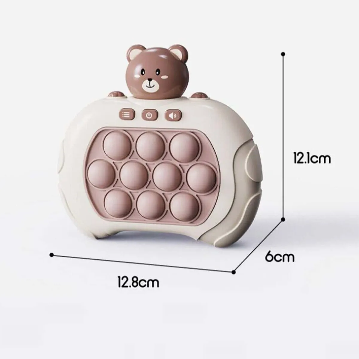 Brown Bear Model Press Press Music Extractor Puzzle Decompression Bear Game Console Beat The Level Whack-a-Mole Toy Brown Bear Model Press Press Music Extractor Puzzle Decompression Bear Game Console Beat The Level Whack-a-Mole Toy