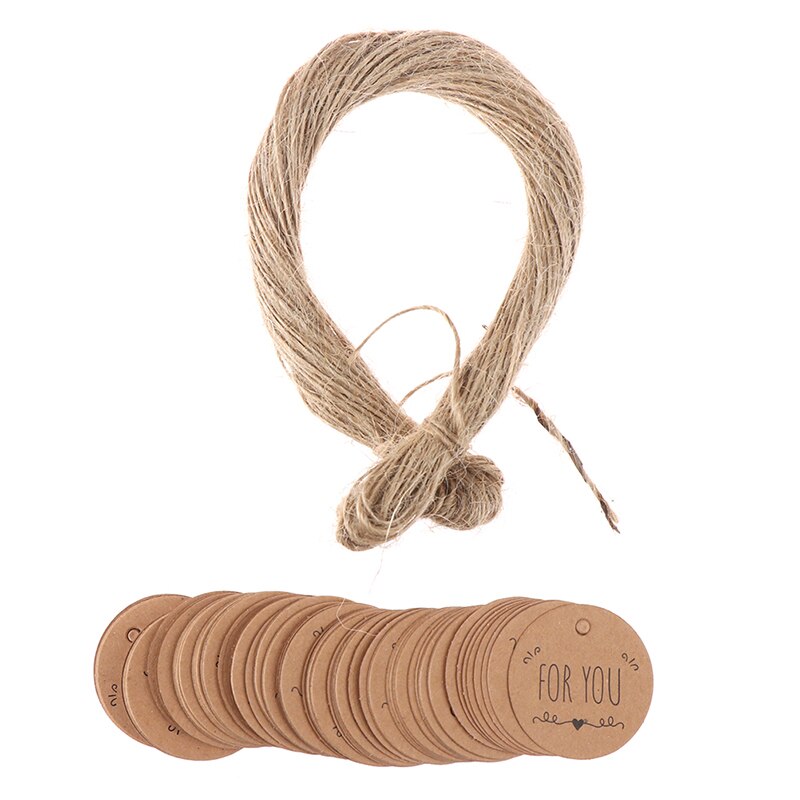 Brown Kraft Paper Gift Tags (100pcs) Brown Kraft Paper Gift Tags (100pcs)