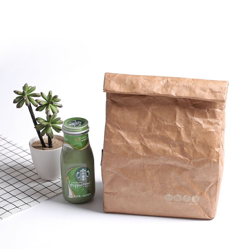 Brown Paper Bag Reusable Lunch Box Brown Paper Bag Reusable Lunch Box