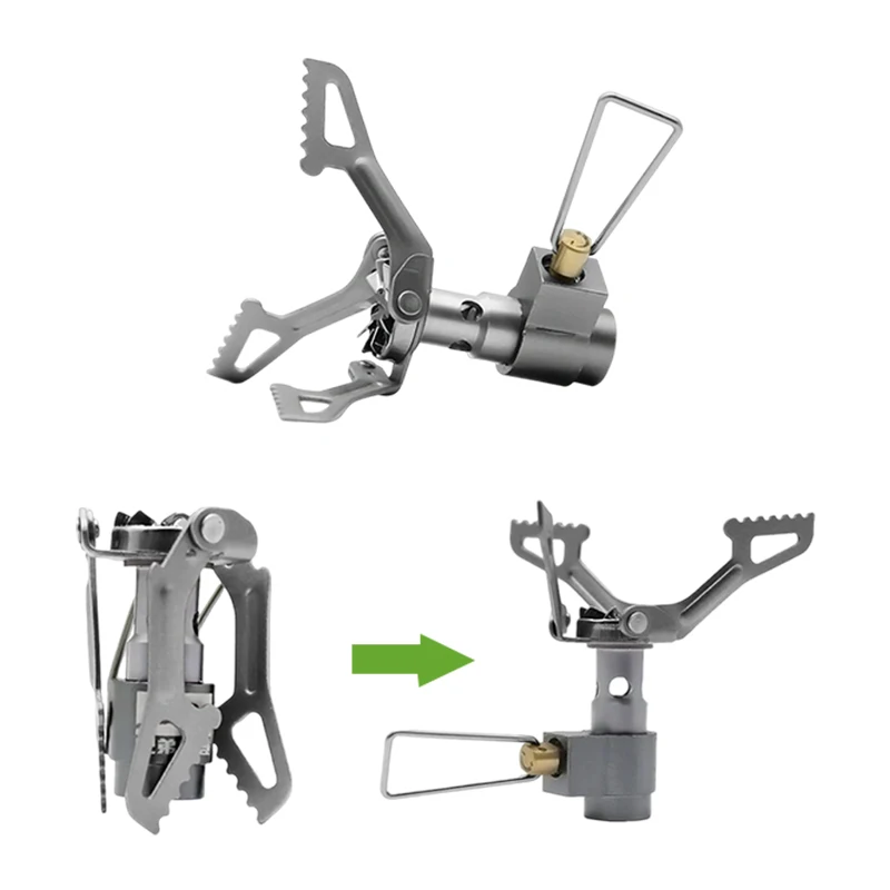 BRS Outdoor Gas Stove Mini Titanium Camping Gas Burner 25g Ultralight Cooking Stove Survival Furnace Picnic Gas Cooker