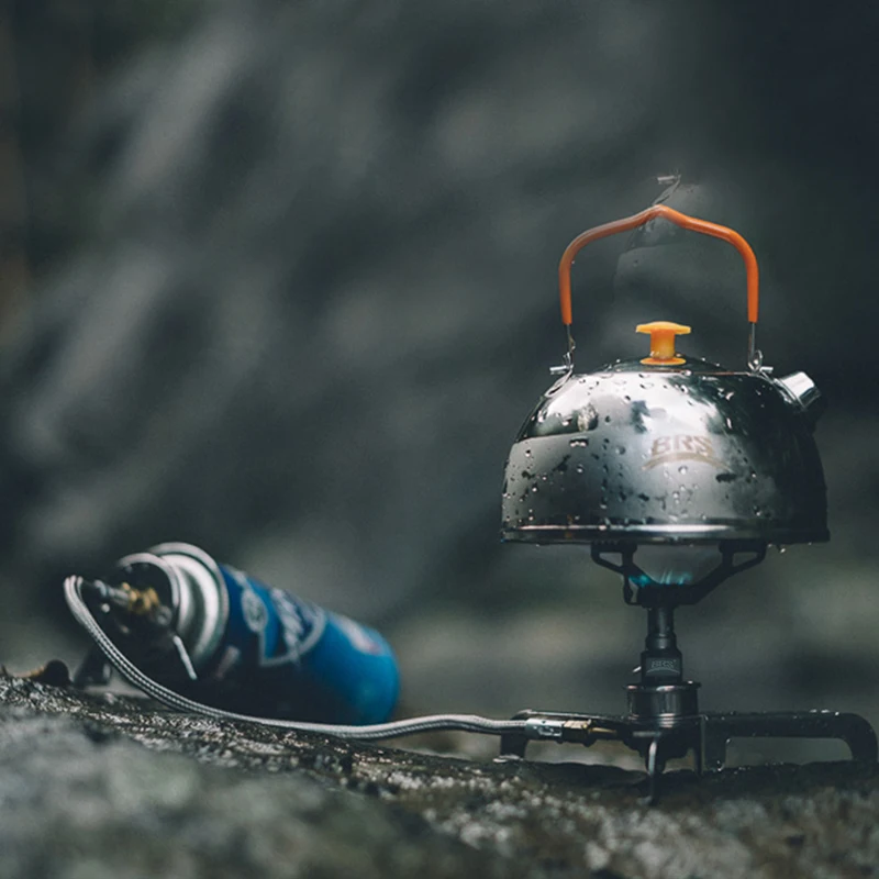 BRS Outdoor Gas Stove Mini Titanium Camping Gas Burner 25g Ultralight Cooking Stove Survival Furnace Picnic Gas Cooker