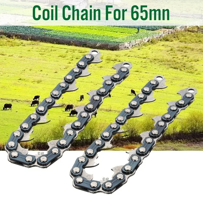 Brush Cutter Accessories 2 Pieces Metal Chain Trimmer Line for Brushcutter Head Brush Cutter Accessories 2 Pieces Metal Chain Trimmer Line for Brushcutter Head