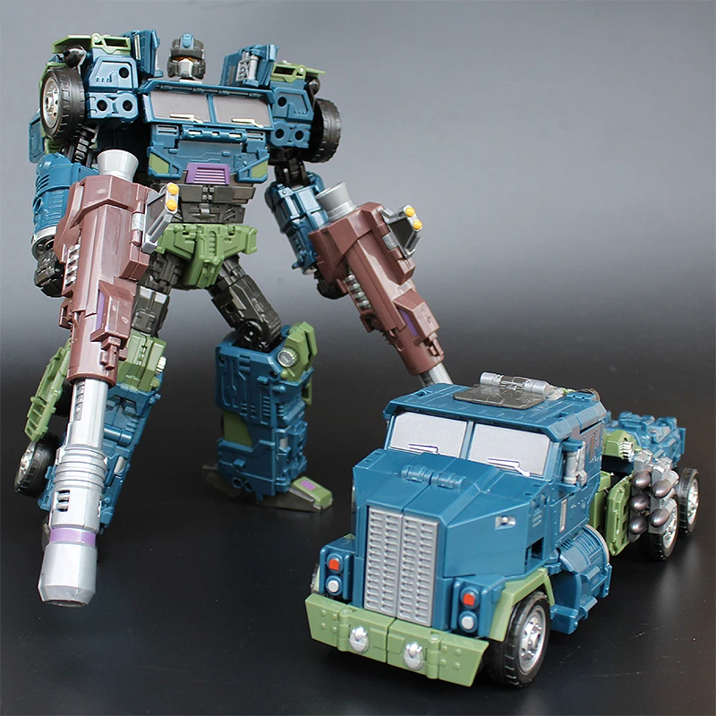 Bruticus Transformation Cool Anime 5 in 1 Action Figure Robot Car Military Tank Model Toys Gifts Onslaugh Oversize 43CM