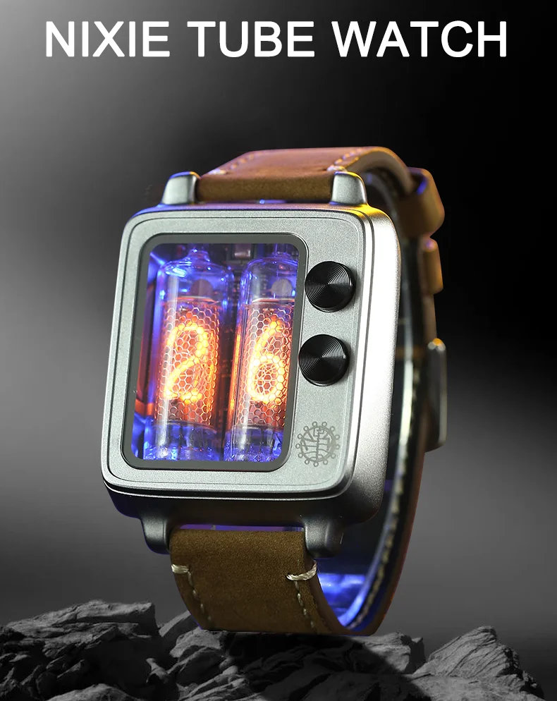 BTF Nixie Tube Watch CRT TV Retro Design