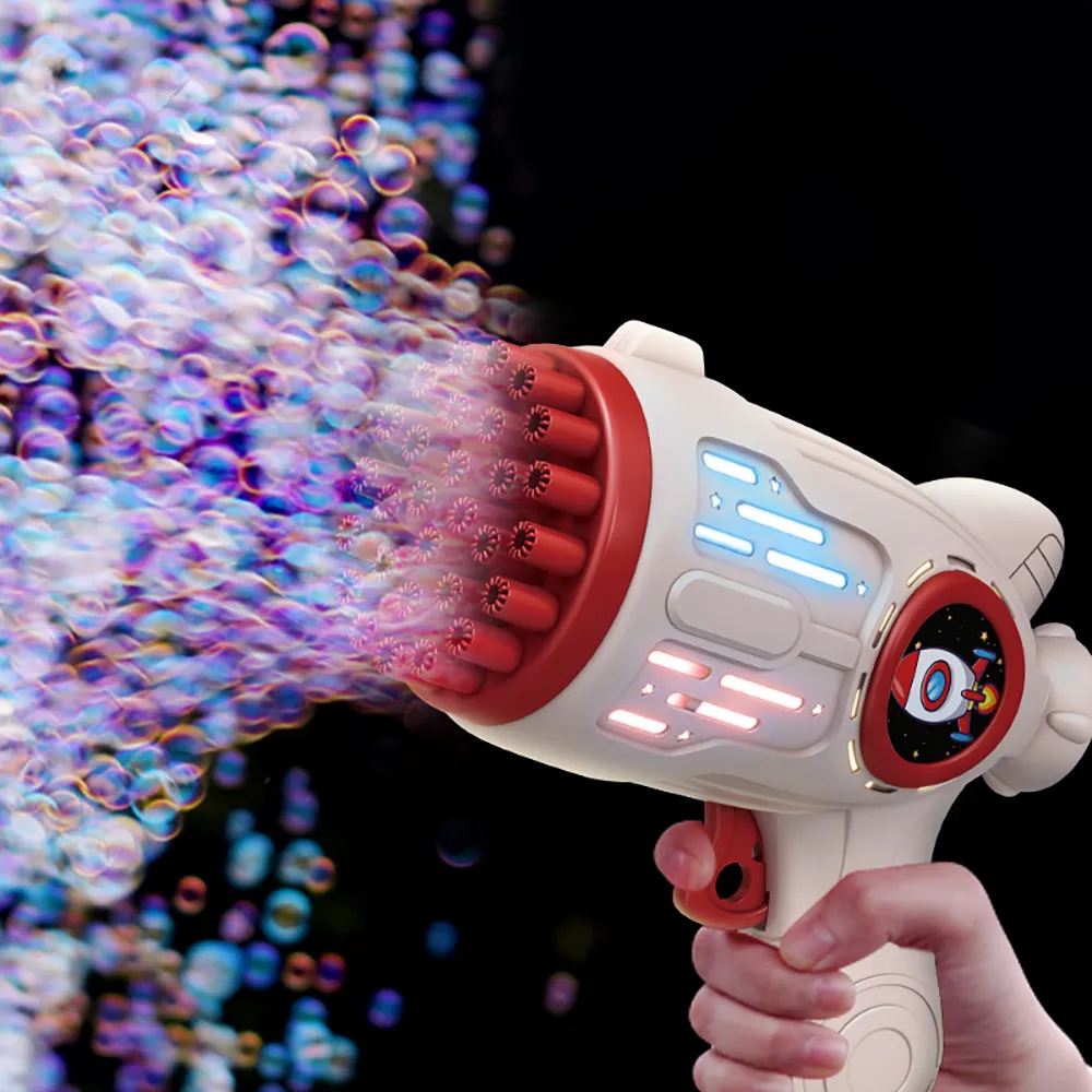 Bubble Gun Toys Electric Automatic Soap Rocket Boom Bubbles Makers For Portable Outdoor Kids Gifts LED Light Wedding Bubble Gun Toys Electric Automatic Soap Rocket Boom Bubbles Makers For Portable Outdoor Kids Gifts LED Light Wedding