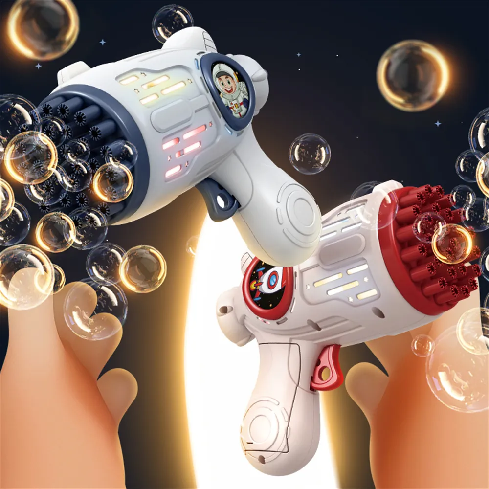 Bubble Gun Toys Electric Automatic Soap Rocket Boom Bubbles Makers For Portable Outdoor Kids Gifts LED Light Wedding Bubble Gun Toys Electric Automatic Soap Rocket Boom Bubbles Makers For Portable Outdoor Kids Gifts LED Light Wedding