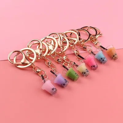 Bubble Tea Keychain Mini Accessory