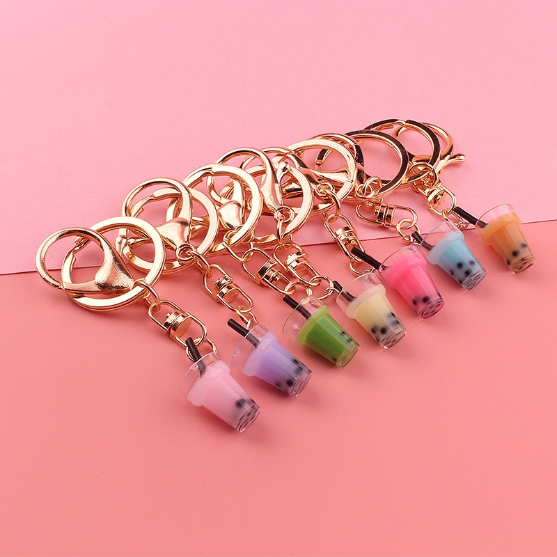 Bubble Tea Keychain Mini Accessory Bubble Tea Keychain Mini Accessory