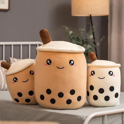 Bubble Tea Pillow Cartoon Plushy Bubble Tea Pillow Cartoon Plushy