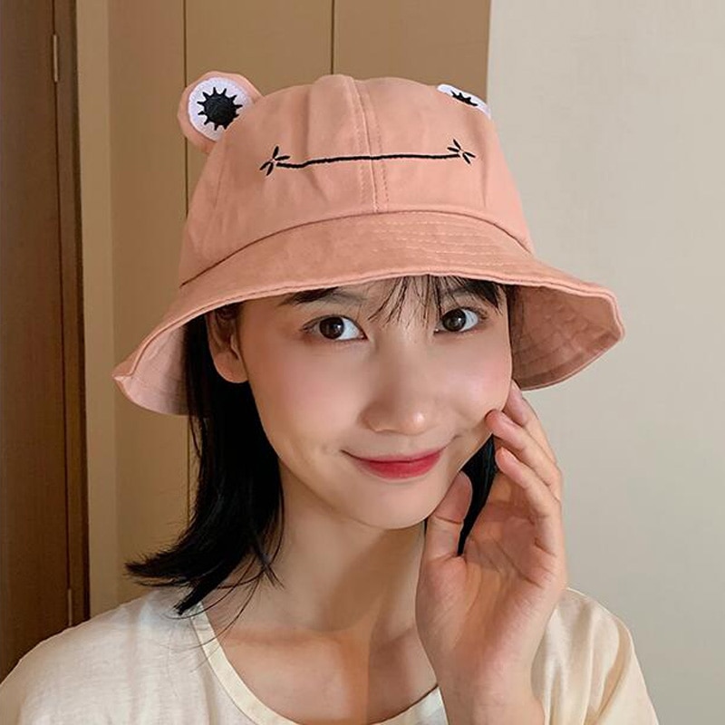Bucket Hat Frog Design Headwear