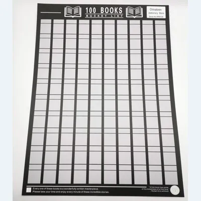 Bucket List 100 Books Scratch Off Poster Bucket List 100 Books Scratch Off Poster