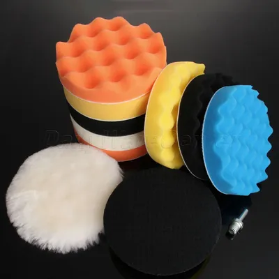 Buffer Polisher Car Polish Car Wax Pads (Set of 11) Buffer Polisher Car Polish Car Wax Pads (Set of 11)