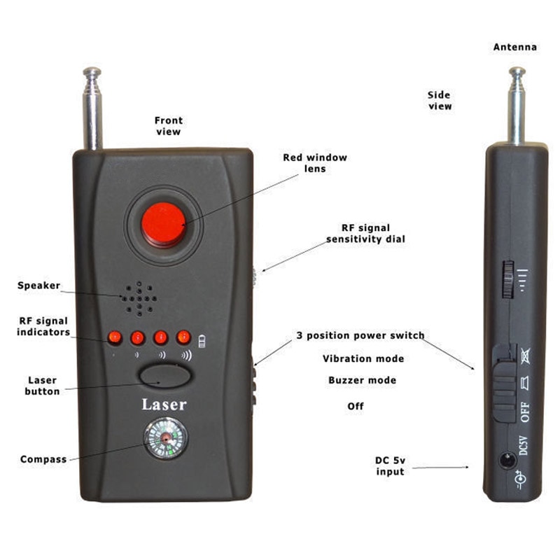 Bug Detector Anti-Spy Security Device Bug Detector Anti-Spy Security Device