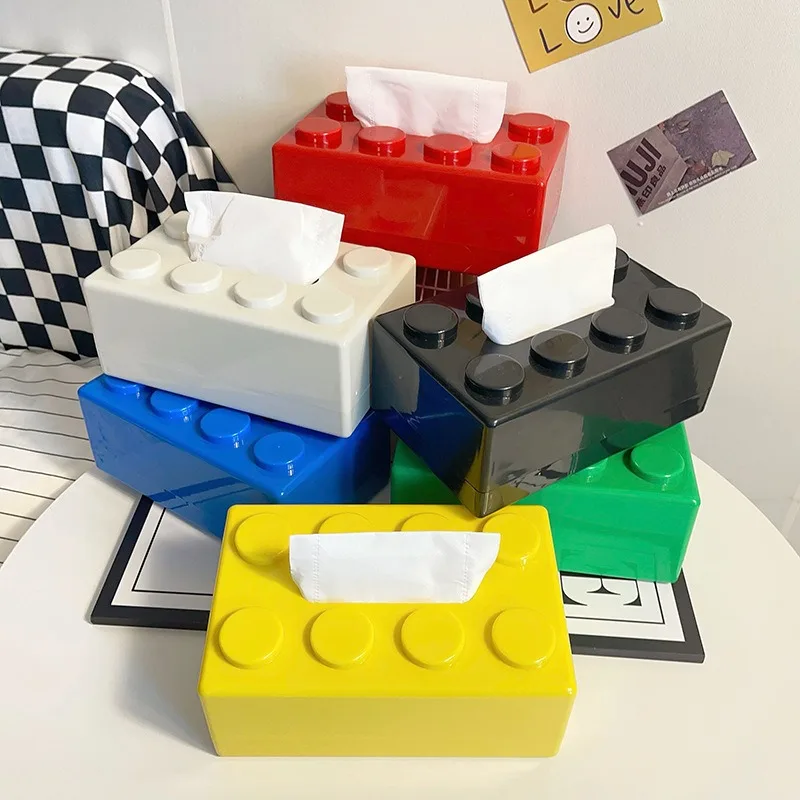 Building Block Tissue Box Home Decor Building Block Tissue Box Home Decor