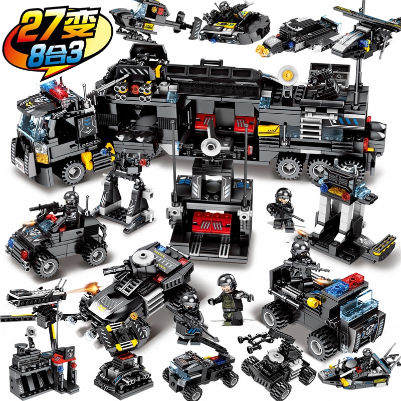 Building Blocks Set SWAT Figure Toys