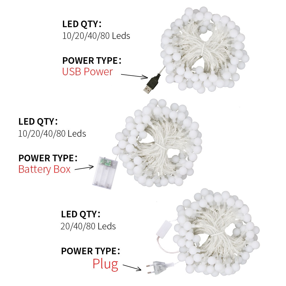Bulb Fairy Lights Outdoor LED Decor Bulb Fairy Lights Outdoor LED Decor