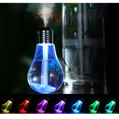 Bulb Humidifier Oil Diffuser with Lights