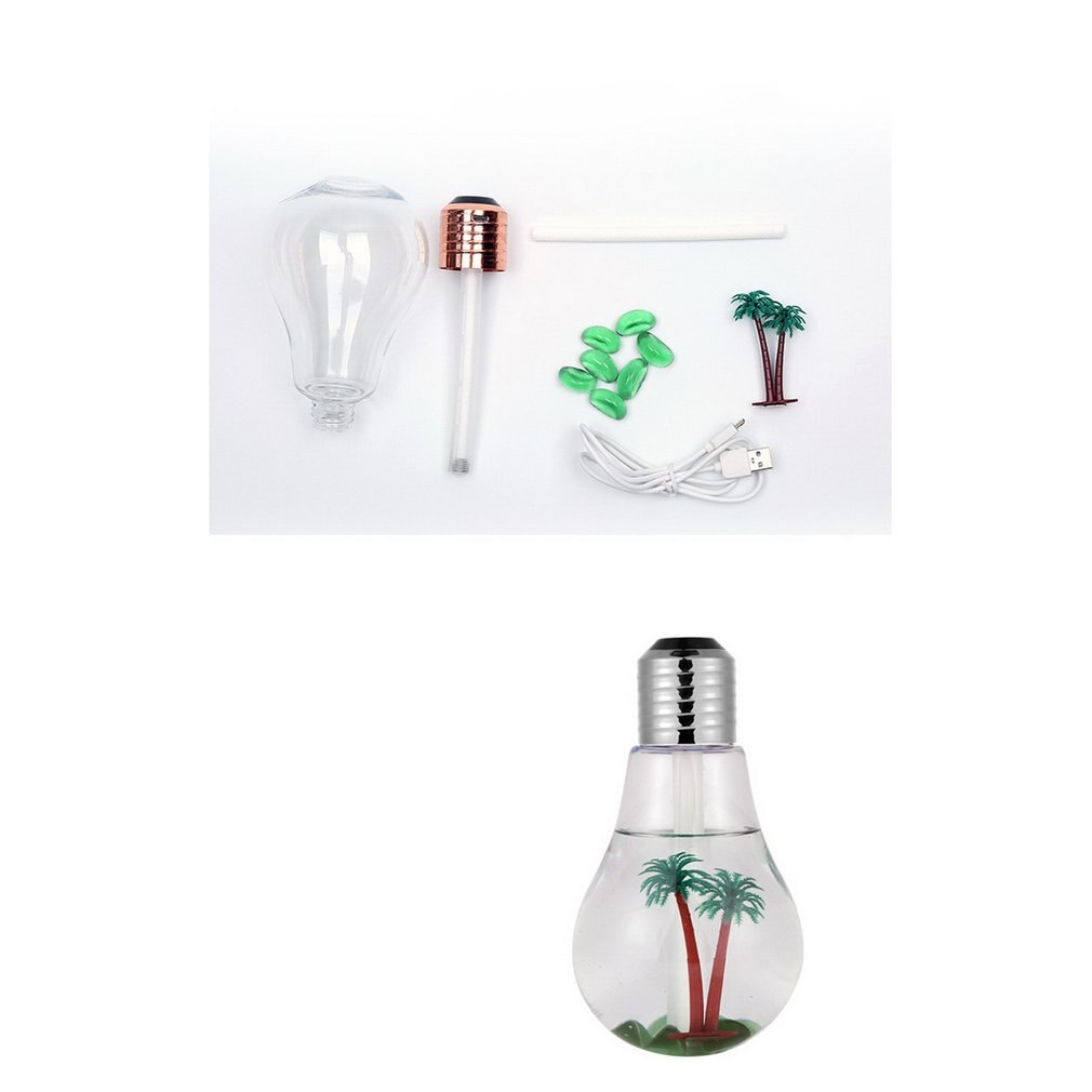 Bulb Humidifier Oil Diffuser with Lights